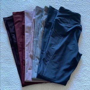NWOT Bundle of 5 Old Navy Active Leggings size Small Tall
